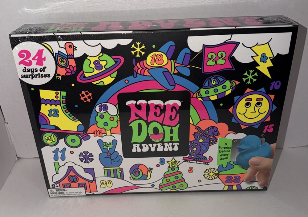 NEW *genuine* Nee Doh Holiday Advent Calendar New In Box 2026 Christmas